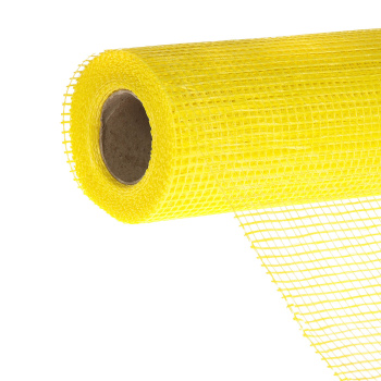 Сетка фасадная 1х20 м Fiberon SMF230T, 5х5 мм, 120 г/м², желтая