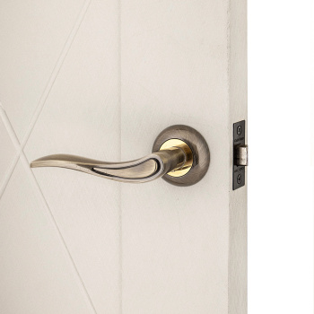 Дверное полотно глухое BROZEX-WOOD Estetica 301, 2000х700х40 мм, шелкография жемчужная