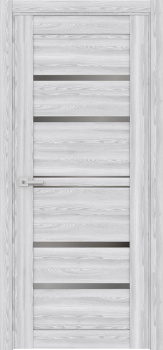 Дверное полотно остекленное 2000х600х38 мм Двери Гуд Х31, ривьера айс/графит