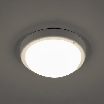 Светильник накладной светодиодный 15Вт 4.0К 1100Лм IP65  кр.бел.сенс. ЖКХ Gauss 126411215-S*1/40