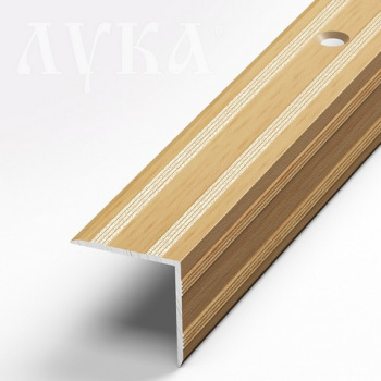 Порог-угол внешний 20х20х1800 мм Лука ПУ 05, бук натуральный