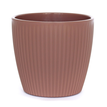 Кашпо пластм. "Эви" 4,5л d верха 200мм h180мм со вставкой Инжир AME-4,5-05 ("VipSet") *1/8 Кашпо пластм. "Эви" 4,5л d верха 200мм h180мм со вставкой Инжир AME-4,5-05 ("VipSet") *1/8