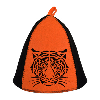 Шапка банная "Огненный Тигр" лавсан "Банные Штучки" 41326 *1/20